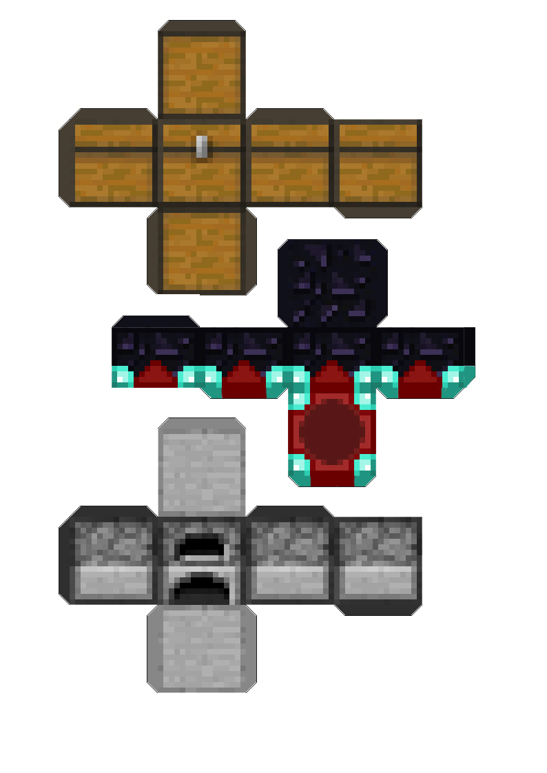 paper craft NEW 832 PAPERCRAFT MINECRAFT MINI MOBS